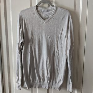 Gray 100% Cotton Sweater